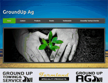 Tablet Screenshot of groundupag.com